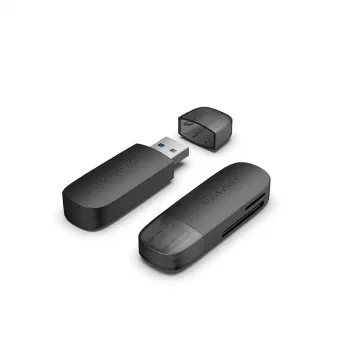 Vention 2-in-1 USB 3.2 Gen 1 (USB 3.0) Kartenleser — SD & MicroSD, Schwarz, Kompakt