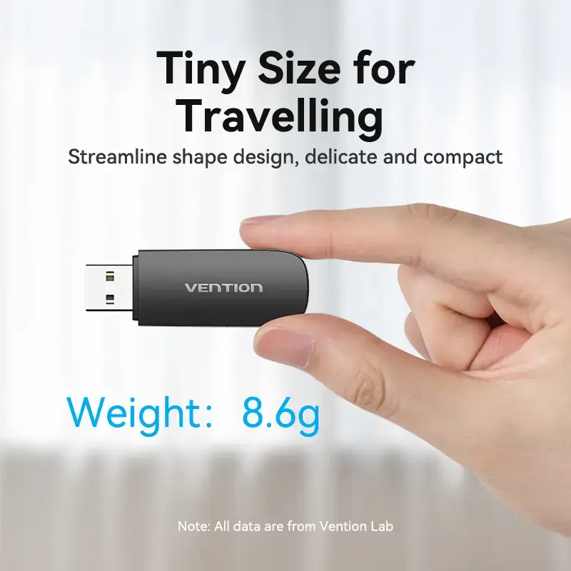 Vention 2-in-1 USB 3.0 A Card Reader SD+TF, USB 3.2 Gen 1, 5000 Mbit/s, Schwarz
