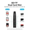Vention 2-in-1 USB 3.0 A Card Reader SD+TF, USB 3.2 Gen 1, 5000 Mbit/s, Schwarz