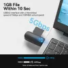 Vention 2-in-1 USB 3.0 A Card Reader SD+TF, USB 3.2 Gen 1, 5000 Mbit/s, Schwarz