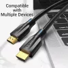 Vention 8K HDMI-Kabel 2m Schwarz 48 Gbit/s HDMI 2.1