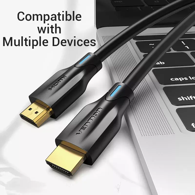 Vention 8K HDMI-Kabel 2m Schwarz 48 Gbit/s HDMI 2.1