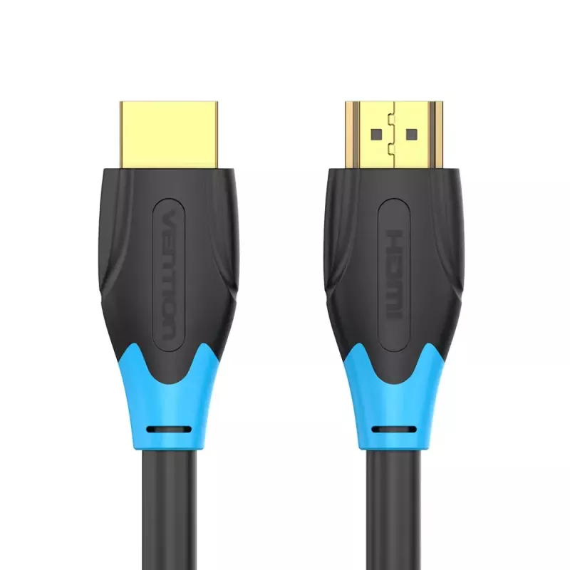 HDMI-Kabel Vention 2 m, HDMI 2.0, 18 Gbit/s, 4K@60Hz, HDR, ARC, Ethernet, schwarz