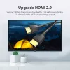 Vention Tragbares HDMI-Kabel 1M Schwarz 2.0 18 Gbit/s
