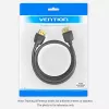 Vention Tragbares HDMI-Kabel 1M Schwarz 2.0 18 Gbit/s