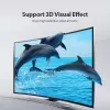 Vention Tragbares HDMI-Kabel 1M Schwarz 2.0 18 Gbit/s