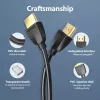 Vention Tragbares HDMI-Kabel 3M Schwarz HDMI 2.0 18 Gbit/s