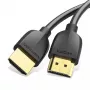 Vention Tragbares HDMI-Kabel 3M Schwarz HDMI 2.0 18 Gbit/s