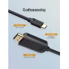 Vention Typ-C-auf-HDMI-Kabel 2 m Schwarz USB Typ-C HDMI