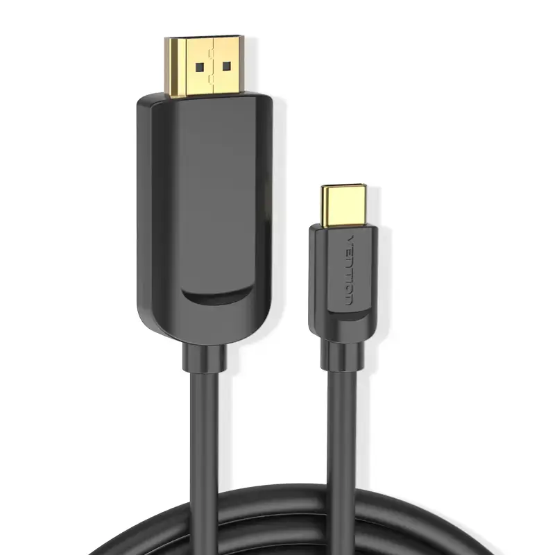 Vention Typ-C-auf-HDMI-Kabel 2 m Schwarz USB Typ-C HDMI