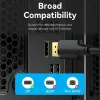 DisplayPort-Kabel, Stecker-Stecker, Vention, 1,5 m, 4K HD, Schwarz, 6 mm Durchmesser