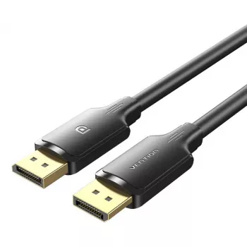 DisplayPort-Kabel Vention HAKBJ 5 m, DisplayPort auf DisplayPort, Schwarz