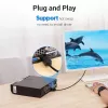DisplayPort-auf-DVI-Kabel Vention HAFBH – DisplayPort auf DVI, 1 m, schwarz, 5,2 mm