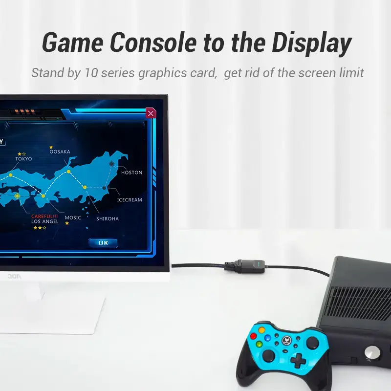 Vention Flach HDMI-auf-VGA-Konverter 0,15 m Schwarz VGA D-Sub HDMI Typ A