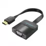 Vention Flach HDMI-auf-VGA-Konverter 0,15 m Schwarz VGA D-Sub HDMI Typ A