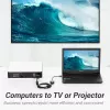 Vention HDMI-zu-VGA-Konverter 0,15 m Schwarz HDMI Typ A VGA