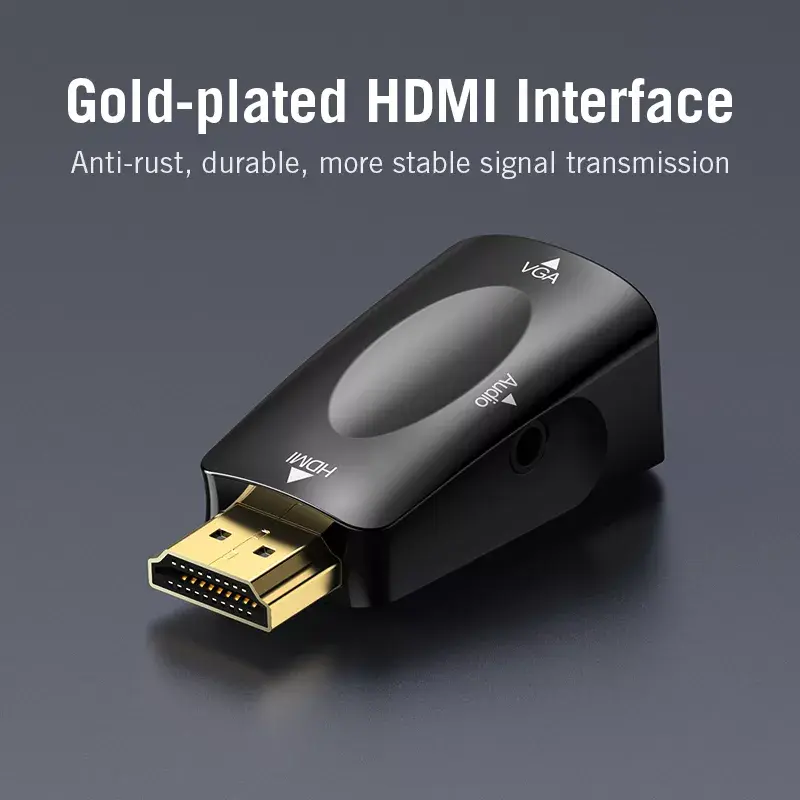 HDMI-zu-VGA-Konverter Vention AIDB0 1080p Schwarz