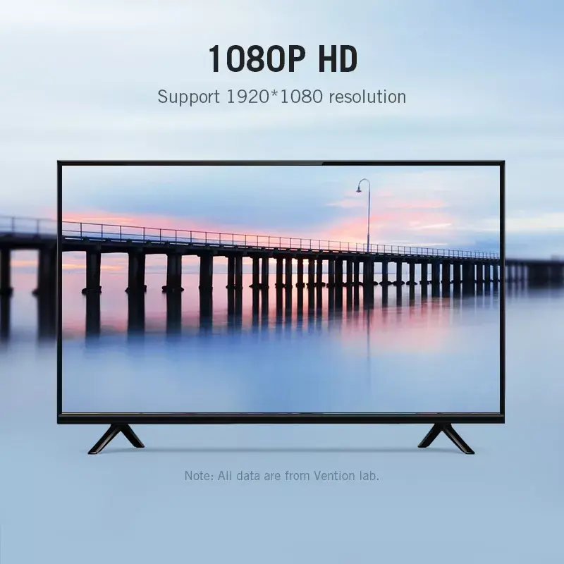HDMI-zu-VGA-Konverter Vention AIDB0 1080p Schwarz