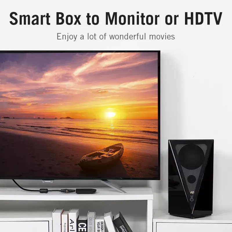 HDMI-zu-VGA-Konverter Vention AIDB0 1080p Schwarz