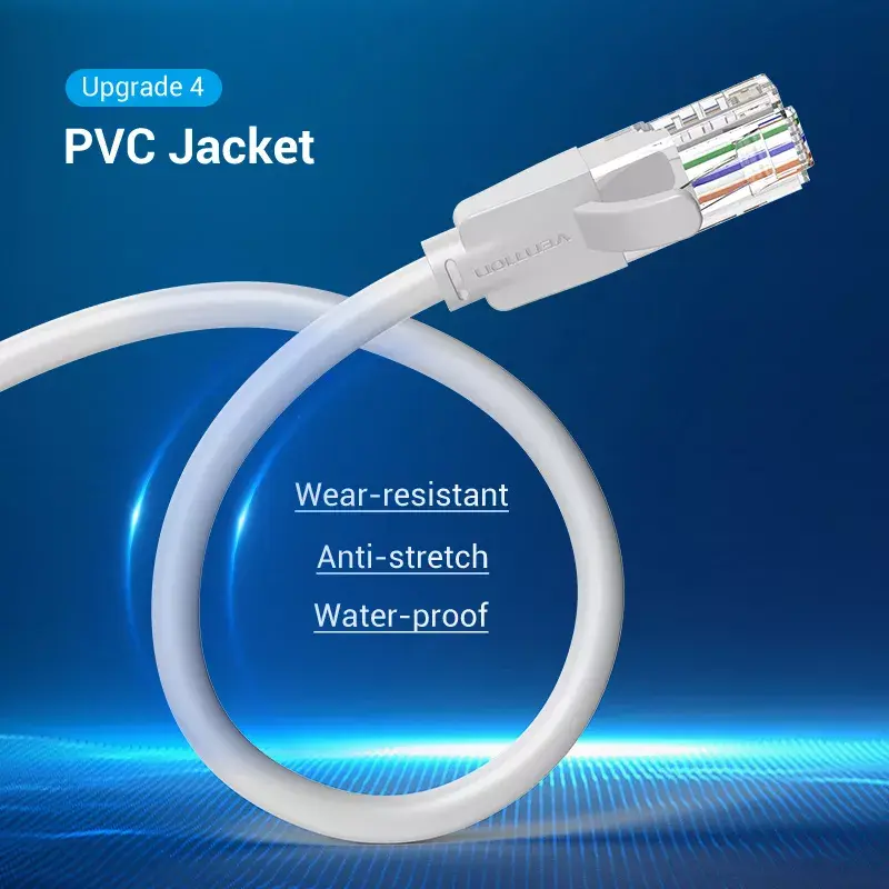 Netzwerkkabel Vention Cat.6 UTP Patchkabel RJ-45 5M Grau