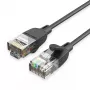 Netzwerk-Patchkabel Vention Cat.6A U/UTP 5 m, RJ-45 zu RJ-45, schwarz