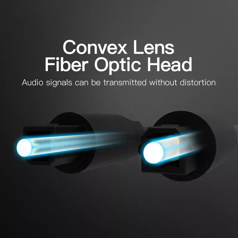 Vention Optisches Audiokabel 1,5 m Schwarz TOSLINK Stecker auf Stecker