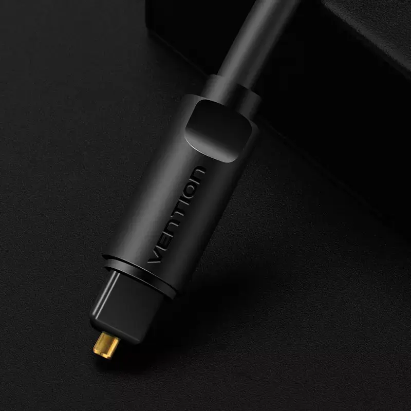 Vention Optisches Audiokabel 1,5 m Schwarz TOSLINK Stecker auf Stecker