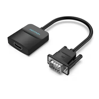 VGA zu HDMI Konverter Vention 0,15 m Schwarz VGA HDMI Mikro-USB Audio
