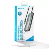 Dockingstation Vention Multifunktions-USB-C auf HDMI USB3.0x3 RJ45 SD TF TRRS 3,5mm PD 0,15M Grau Aluminiumlegierung