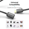 HDMI-Kabel Vention AHCBF 1 m, HDMI-A Stecker auf HDMI-A Buchse, 18 Gbit/s, 4K, schwarz