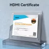 HDMI-Kabel Vention AHCBF 1 m, HDMI-A Stecker auf HDMI-A Buchse, 18 Gbit/s, 4K, schwarz