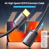 HDMI-Kabel Vention AHCBF 1 m, HDMI-A Stecker auf HDMI-A Buchse, 18 Gbit/s, 4K, schwarz