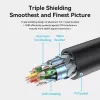 HDMI-Kabel Vention HDMI-A Stecker auf HDMI-A Buchse 2 m, HDMI 2.0 18 Gbit/s, 4K, vergoldete Kontakte, schwarz
