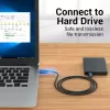 USB 2.0 A–A Kabel Vention 2 m, Schwarz PVC, USB A auf USB A, 0,48 Gbit/s