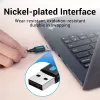 USB 2.0 A–A Kabel Vention 2 m, Schwarz PVC, USB A auf USB A, 0,48 Gbit/s