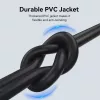 Vention USB 2.0 A-Stecker auf C-Stecker 3A Kabel 0,25 m Schwarz