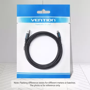 Vention USB 2.0 A Stecker auf C Stecker 3A Kabel 0,5 m Schwarz