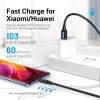 Vention USB 2.0 A Stecker auf C Stecker 3A Kabel 0,5 m Schwarz