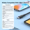 Vention USB 2.0 A Male to C Male 3A Kabel 0.5M Schwarz