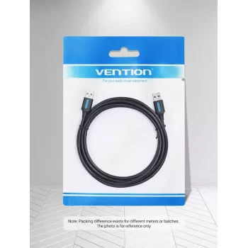 USB-A-auf-USB-A-Kabel Vention CONBD 0,5 m, USB 3.2 Gen 1 (5 Gbit/s), Schwarz