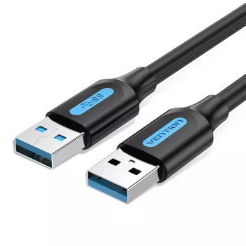 USB-A-auf-USB-A-Kabel Vention CONBD 0,5 m, USB 3.2 Gen 1 (5 Gbit/s), Schwarz
