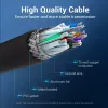 USB 3.0 A‑Stecker-auf-A‑Stecker Kabel 1,5 m — Vention, USB 3.2 Gen 1, Schwarz PVC