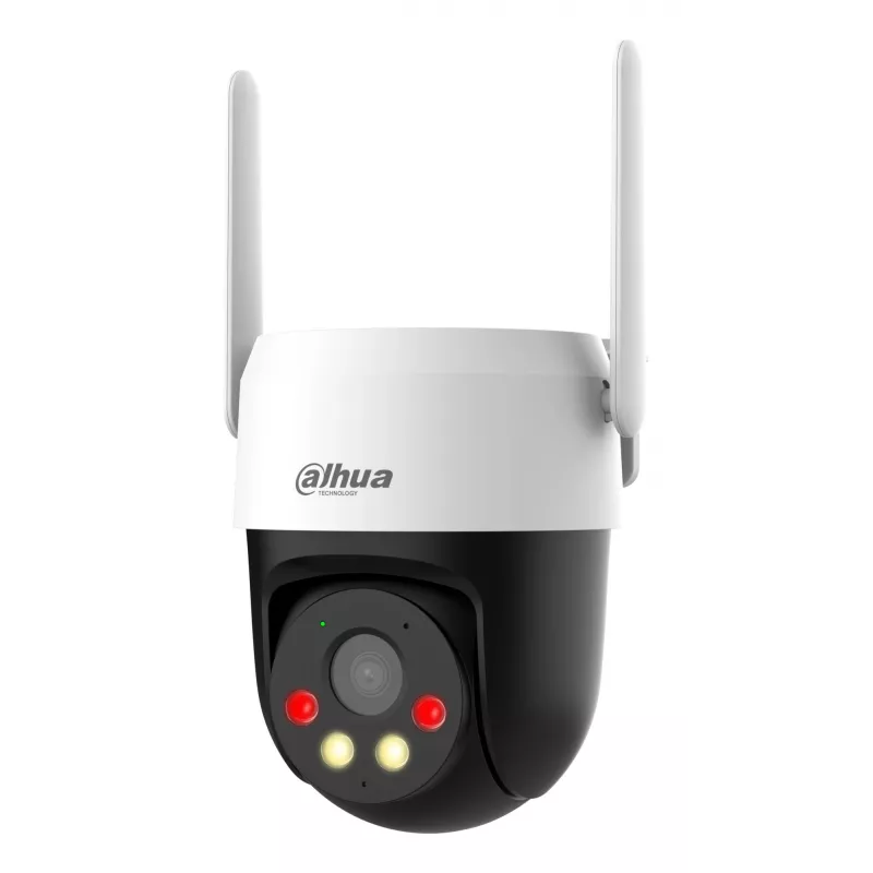 IP-Überwachungskamera DAHUA 3MP Festbrennweite 4G Schwenk-/Neige-Dome, 3MP, 4 mm, 180° Drehung, Außenbereich, Kabellos