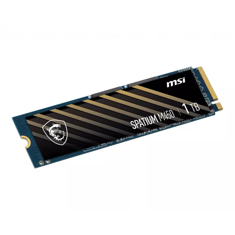 MSI SPATIUM M450 PCIe 4.0 NVMe M.2 1 TB PCI Express 4.0 3D-NAND