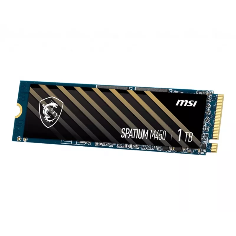 MSI SPATIUM M450 PCIe 4.0 NVMe M.2 1 TB PCI Express 4.0 3D-NAND