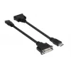CLUB3D HDMI auf DVI Single Link Passiv-Adapter 0,40 m HDMI DVI