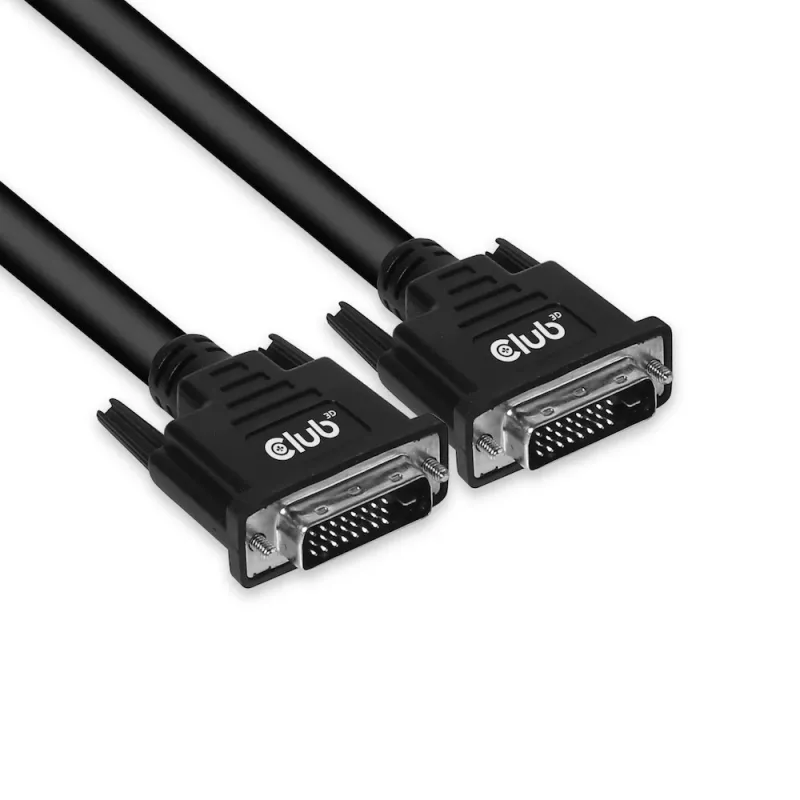 CLUB3D DVI-D Dual Link 24+1 M/M Kabel 3m/9,84ft Bidirektional 28AWG