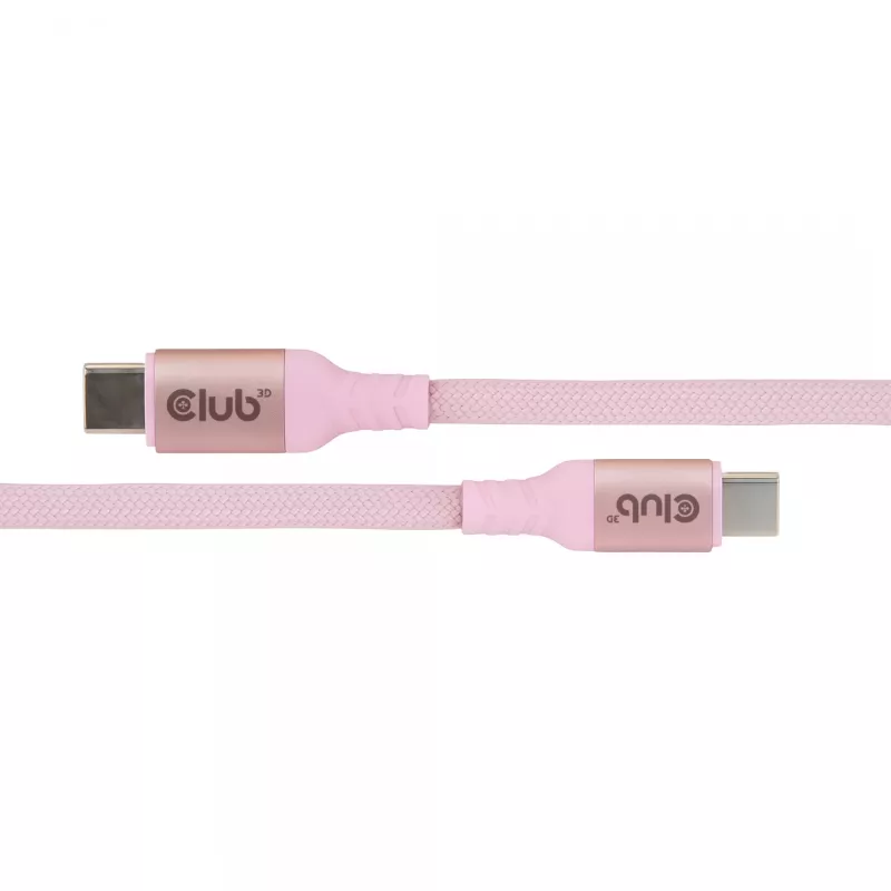 CLUB3D USB-C Magnetic-Coil 240W Pink Kabel 2m USB 2.0