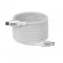 USB-C Magnetic-Coil-Kabel Club 3D CAC-3032 — weiß, Magnetspulen-Design für Laden und Datenübertragung