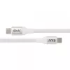 USB-C Magnetic-Coil-Kabel Club 3D CAC-3032 — weiß, Magnetspulen-Design für Laden und Datenübertragung